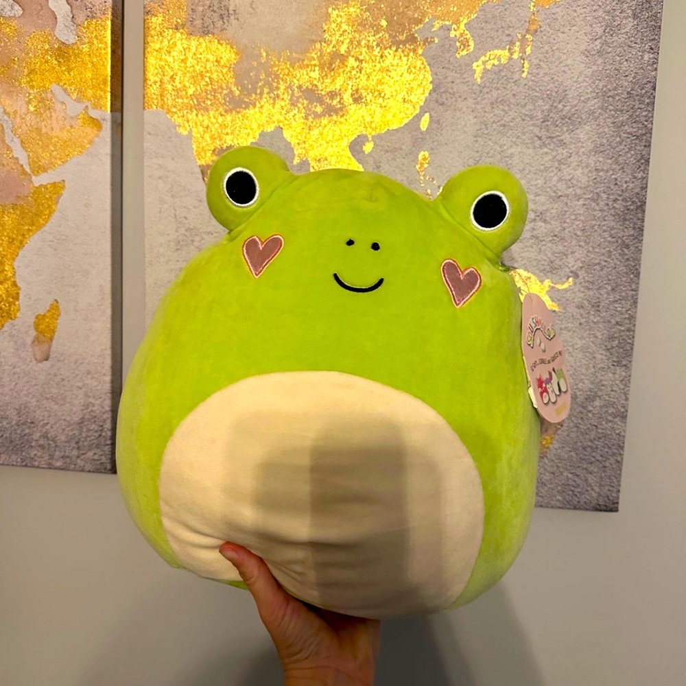 Squishmallow frog Philippe 12”